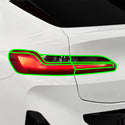 Fits BMW X4 2019-2025 Full Headlight Taillight Precut Smoked PPF Tint Kit Film Overlay  - Bogar Tech Designs