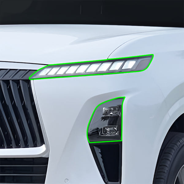 Fits Infiniti QX80 2025-2027 Full Headlight Taillight Precut Smoked PPF Tint Kit Film Overlay  - Bogar Tech Designs
