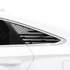 Fits Hyundai Sonata 2015-2017 Quarter Window American Flag Vinyl Decal Stickers - Bogar Tech Designs
