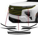 Fits Chevrolet Traverse 2024-2026 Vinyl Chrome Delete Grille Blackout Decal Stickers Overlay Film - Bogar Tech Designs