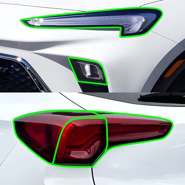Fits Buick Encore GX 2024-2025 Full Headlight Taillight Precut Smoked PPF Tint Kit Film Overlay  - Bogar Tech Designs