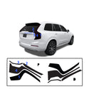 Fits Volvo XC90 2016-2025 Full Headlight Taillight Precut Smoked PPF Tint Kit Film Overlay  - Bogar Tech Designs