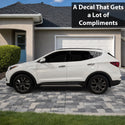 Fits Hyundai Santa Fe Sport 2013-2018 Animal Leopard Cheetah Cow Window Vinyl Decal Stickers - Bogar Tech Designs