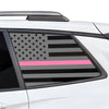 Fits Honda Passport 2019-2025 Quarter Window American Flag Vinyl Decal Stickers - Bogar Tech Designs