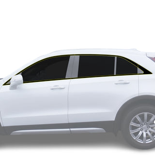 Fits Cadillac XT4 2019-2023 Vinyl Chrome Delete Grille Blackout Decal Stickers Overlay Film - Bogar Tech Designs