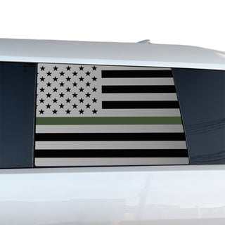 Fits Hyundai Santa Fe 2024-2026 Quarter Window American Flag Vinyl Decal Stickers - Bogar Tech Designs