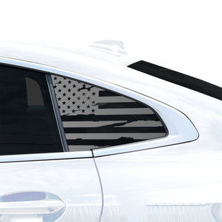 Fits BMW 2 Series 2020-2024 Quarter Window American Flag Vinyl Decal Stickers - Bogar Tech Designs