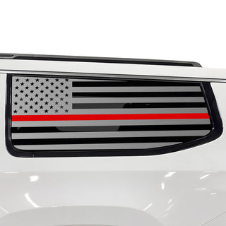 Fits Jeep Grand Wagoneer L 2022-2027 Quarter Window American Flag Vinyl Decal Stickers - Bogar Tech Designs