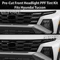 Fits Hyundai Tucson 2025-2026 Full Headlight Taillight Precut Smoked PPF Tint Kit Film Overlay  - Bogar Tech Designs