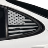 Fits Pontiac Grand Prix 1997-2003 Quarter Window American Flag Vinyl Decal Stickers - Bogar Tech Designs