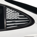 Fits Pontiac Grand Prix 1997-2003 Quarter Window American Flag Vinyl Decal Stickers - Bogar Tech Designs
