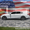 Fits BMW 5 Series 2024-2027 Quarter Window American Flag Vinyl Decal Stickers - Bogar Tech Designs