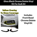 Fits Audi A5 Sportback 2018-2024 Vinyl Chrome Delete Grille Blackout Decal Stickers Overlay Film - Bogar Tech Designs