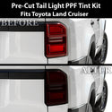 Fits Toyota Land Cruiser 2024-2026 Full Headlight Taillight Precut Smoked PPF Tint Kit Film Overlay  - Bogar Tech Designs