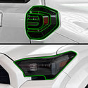 Fits Toyota 4Runner 2025-2026 Full Headlight Taillight Precut Smoked PPF Tint Kit Film Overlay  - Bogar Tech Designs