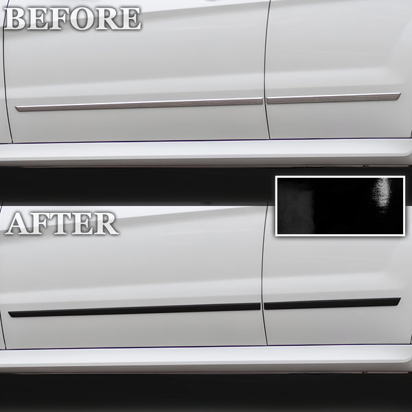 Fits Mercedes-Benz GLK 2013-2015 Vinyl Chrome Delete Grille Blackout Decal Stickers Overlay Film - Bogar Tech Designs