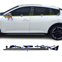 Fits Kia K4 GT-Line 2024-2026 Vinyl Chrome Delete Grille Blackout Decal Stickers Overlay Film - Bogar Tech Designs