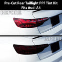 Fits Audi A4 2020-2025 Full Headlight Taillight Precut Smoked PPF Tint Kit Film Overlay  - Bogar Tech Designs