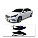 Fits Hyundai Sonata 2015-2017 Full Headlight Taillight Precut Smoked PPF Tint Kit Film Overlay  - Bogar Tech Designs