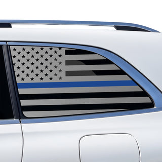 Fits Mercedes-Benz GLS 2024-2026 Quarter Window American Flag Vinyl Decal Stickers - Bogar Tech Designs