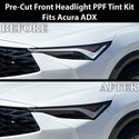 Fits Acura ADX 2025-2026 Full Headlight Taillight Precut Smoked PPF Tint Kit Film Overlay  - Bogar Tech Designs