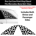 Fits Mercedes-Benz GLC-Class 2016-2022 Animal Leopard Cheetah Cow Window Vinyl Decal Stickers - Bogar Tech Designs