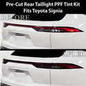 Fits Toyota Crown Signia 2025-2027 Full Headlight Taillight Precut Smoked PPF Tint Kit Film Overlay  - Bogar Tech Designs