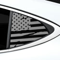 Fits Lexus ES 2013-2018 Quarter Window American Flag Vinyl Decal Stickers - Bogar Tech Designs