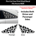 Fits Acura MDX 2014-2020 Animal Leopard Cheetah Cow Window Vinyl Decal Stickers - Bogar Tech Designs
