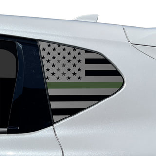 Fits Acura ADX 2025-2026 Quarter Window American Flag Vinyl Decal Stickers - Bogar Tech Designs