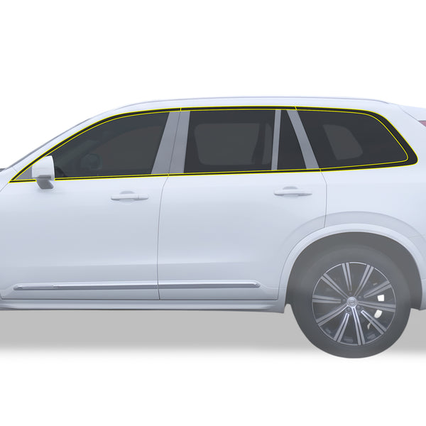 Fits Volvo XC90 2020-2025 Vinyl Chrome Delete Grille Blackout Decal Stickers Overlay Film - Bogar Tech Designs