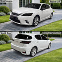 Fits Lexus CT200 2011-2018 Full Headlight Taillight Precut Smoked PPF Tint Kit Film Overlay  - Bogar Tech Designs