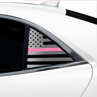 Fits Chevrolet Malibu 2013-2015 Quarter Window American Flag Vinyl Decal Stickers - Bogar Tech Designs