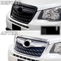 Fits Subaru Forester 2014-2018 Vinyl Chrome Delete Grille Blackout Decal Stickers Overlay Film - Bogar Tech Designs