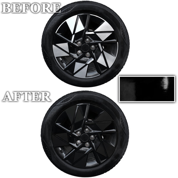 Fits Hyundai Kona 2024-2026 Vinyl Chrome Delete Grille Blackout Decal Stickers Overlay Film - Bogar Tech Designs