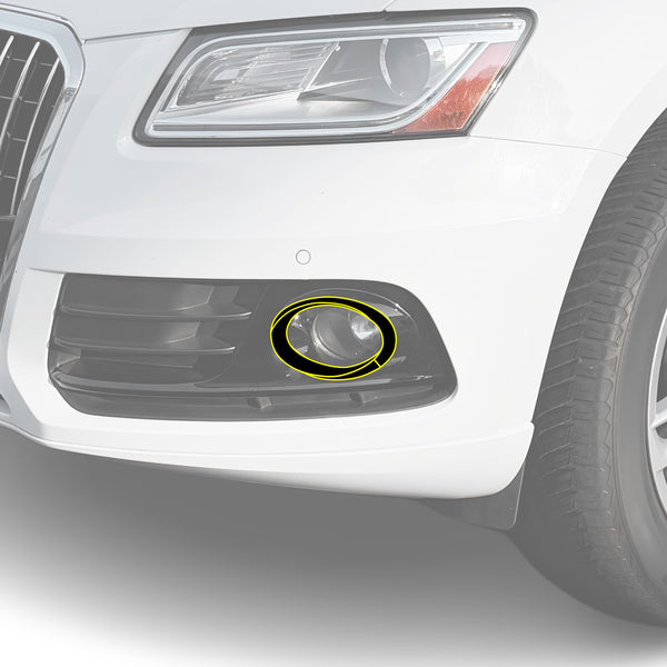 Fits Audi Q5 2013-2017 Vinyl Chrome Delete Grille Blackout Decal Stickers Overlay Film - Bogar Tech Designs