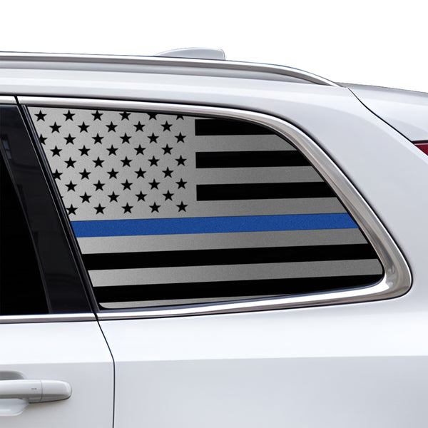 Fits Volvo XC90 2020-2025 Quarter Window American Flag Vinyl Decal Stickers - Bogar Tech Designs