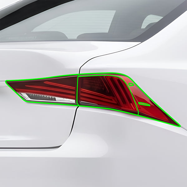 Fits Lexus IS 2017-2020 Full Headlight Taillight Precut Smoked PPF Tint Kit Film Overlay  - Bogar Tech Designs