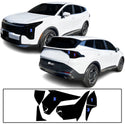 KIA Sportage 2026–2027 Dark Smoke Headlight & Taillight Tint Kit – Precut Vinyl Lens Overlays