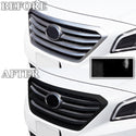 Fits Hyundai Sonata 2015-2017 Vinyl Chrome Delete Grille Blackout Decal Stickers Overlay Film - Bogar Tech Designs