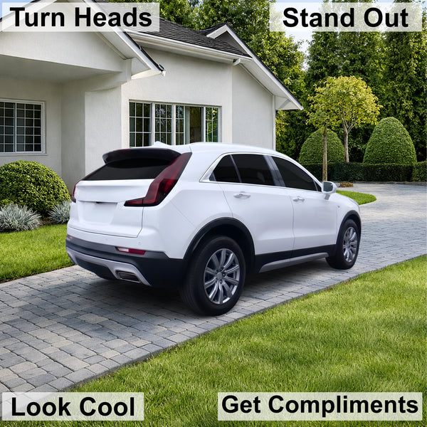 Fits Cadillac XT4 2019-2023 Full Headlight Taillight Precut Smoked PPF Tint Kit Film Overlay  - Bogar Tech Designs