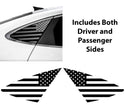 Quarter Window American Flag Vinyl Decal Stickers Fits Hyundai Sonata 2020 - 2025 - Bogar Tech Designs