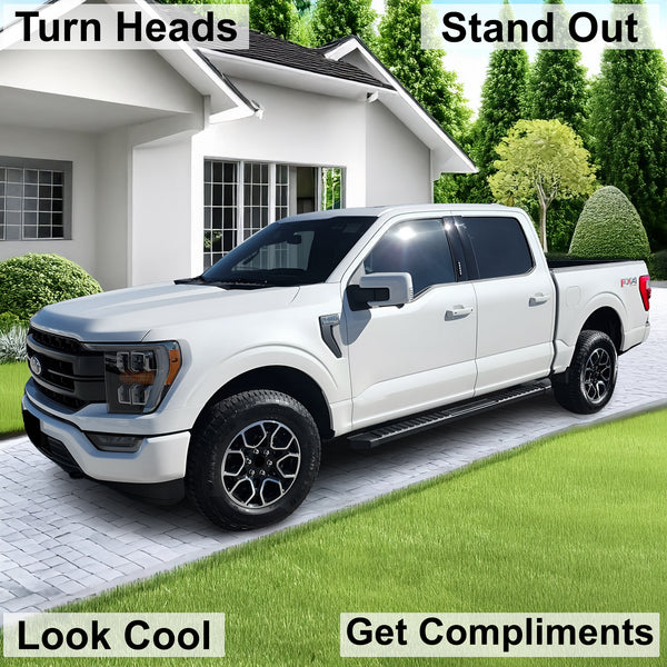 Full Headlight Taillight Precut Smoked PPF Tint Kit Film Overlay Fits FORD F - 150 F150 2021 - 2023 - Bogar Tech Designs