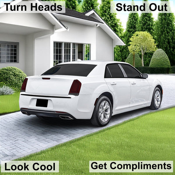 Head Light Head Light Overlay Tint Film Sticker Fits Chrysler 300 C 2015 - 2023 - Bogar Tech Designs