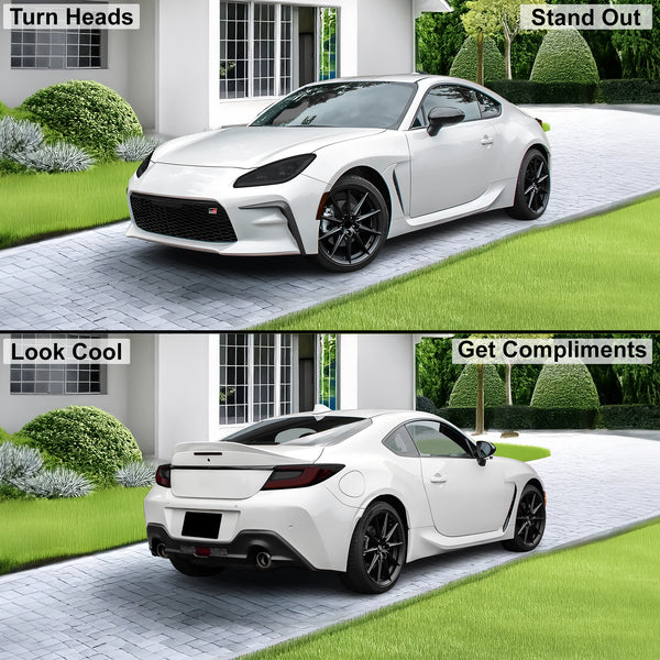 Full Headlight Taillight Precut Smoked PPF Tint Kit Film Overlay Fits Toyota GR86 86 2022 - 2025 - Bogar Tech Designs
