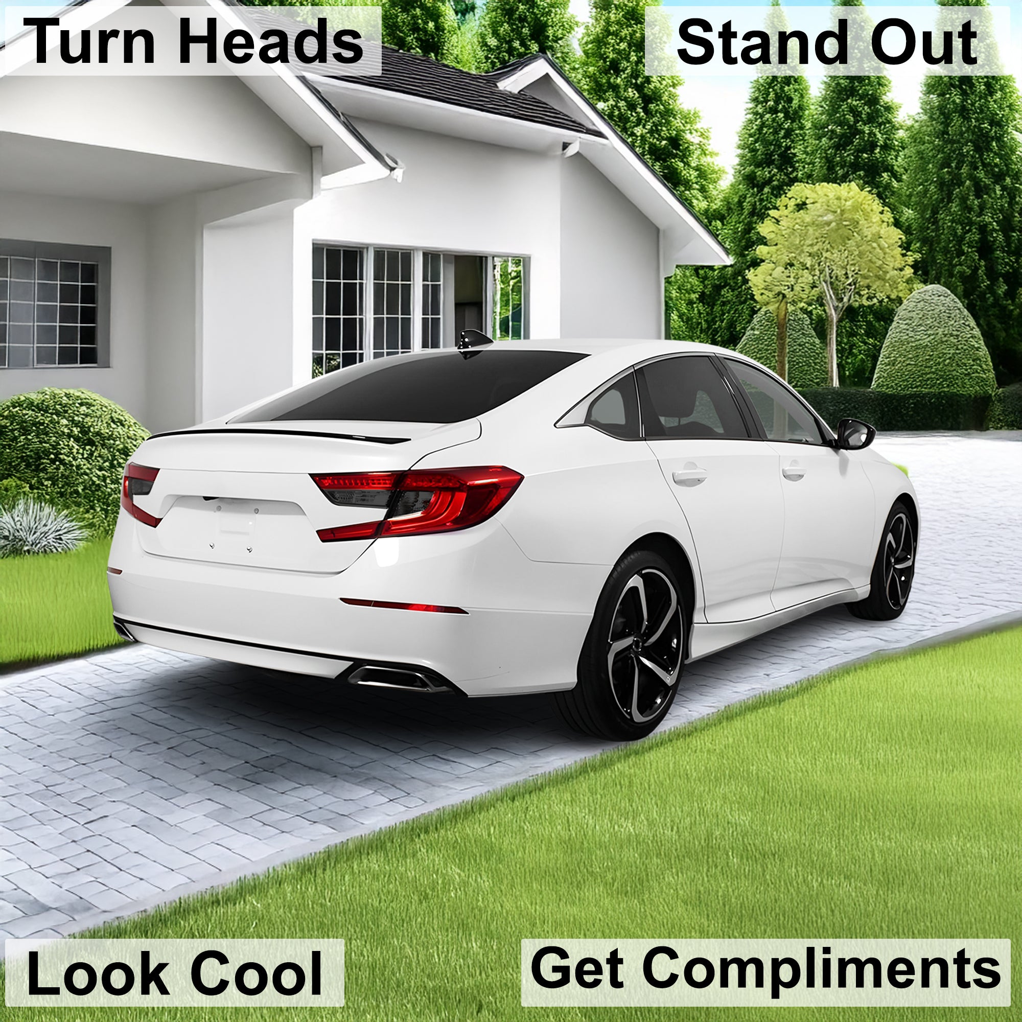Precut Complete Head Light Tail Light Tint Film Kit Fits Honda Accord 2018 - 2022 - Bogar Tech Designs