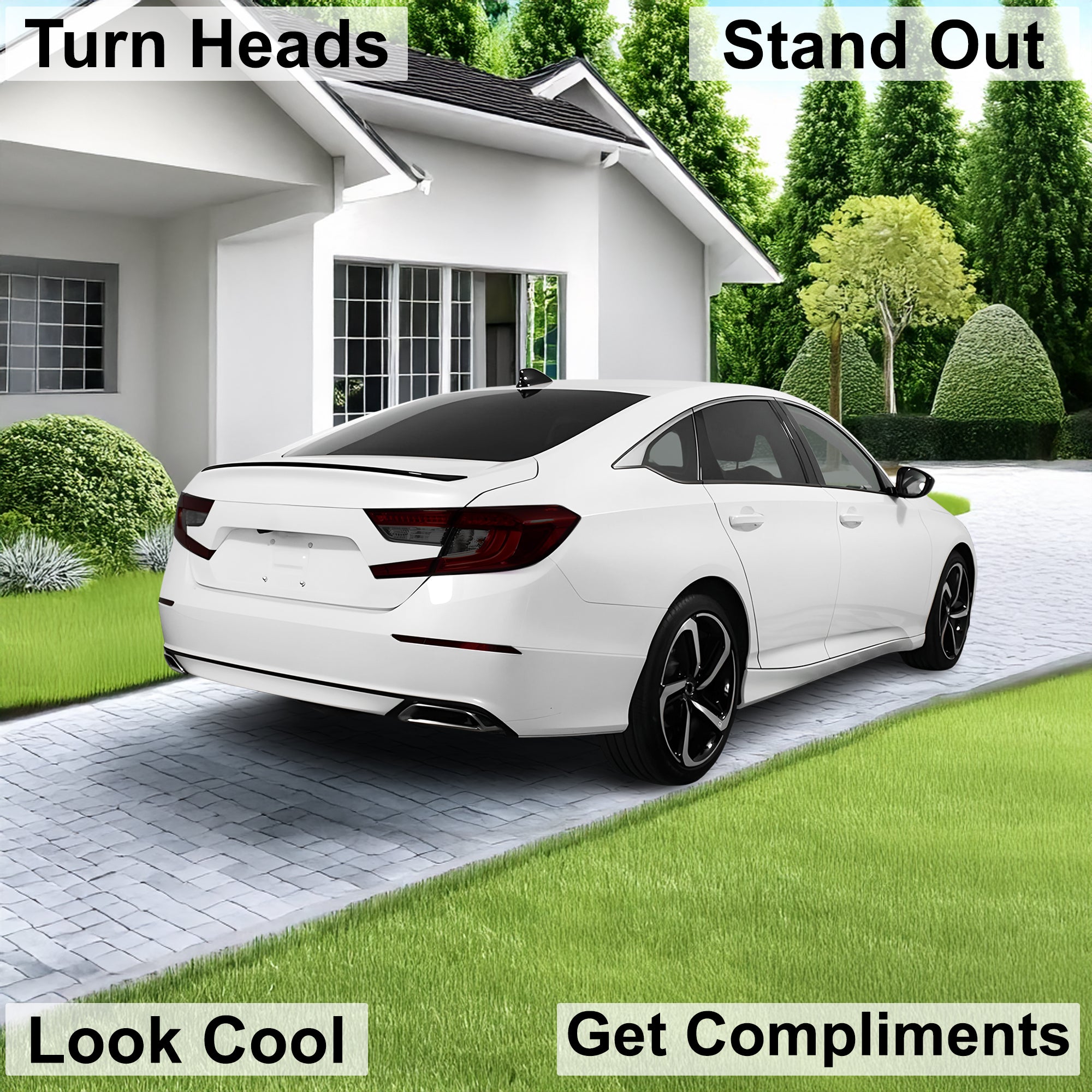 Precut Complete Head Light Tail Light Tint Film Kit Fits Honda Accord 2018 - 2022 - Bogar Tech Designs