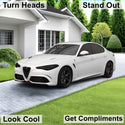 Full Headlight Taillight Precut Smoked PPF Tint Kit Film Overlay Fits Alfa Rome Giulia 2016 - 2025 - Bogar Tech Designs