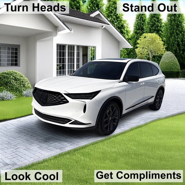 Full Headlight Taillight Precut Smoked PPF Tint Kit Film Overlay Fits Acura MDX 2022 - 2025 - Bogar Tech Designs