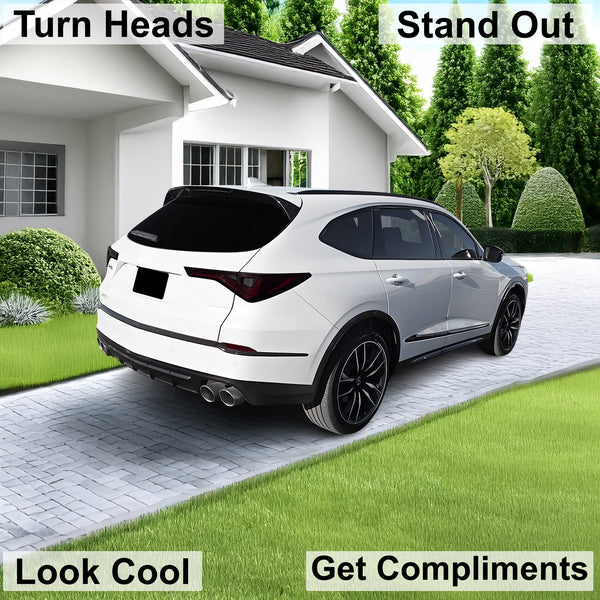 Full Headlight Taillight Precut Smoked PPF Tint Kit Film Overlay Fits Acura MDX 2022 - 2025 - Bogar Tech Designs